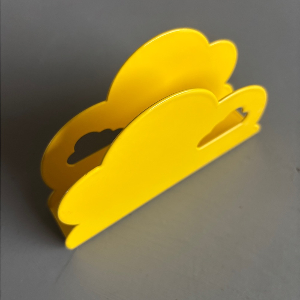 Vintage IKEA Yellow Cloud Napkin Holder - Picture 5 of 7